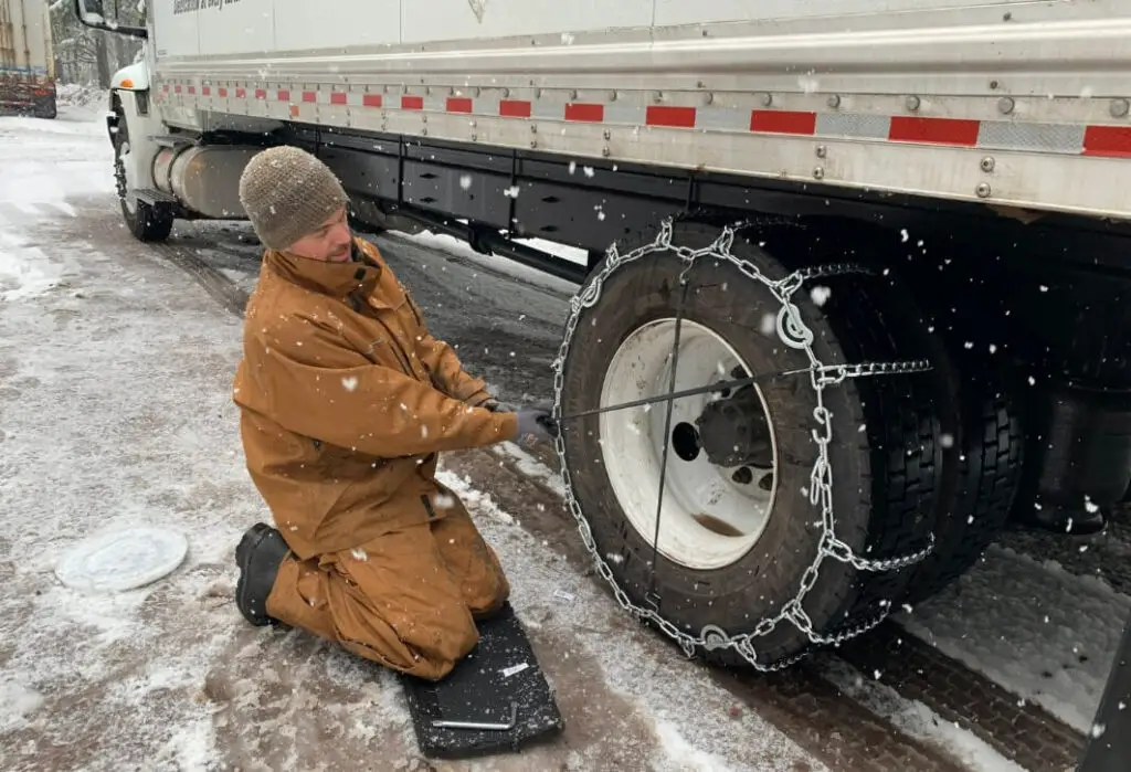 How Many Snow Chains are Required for Semi Trucks to Ensure Safe Travel in Winter?