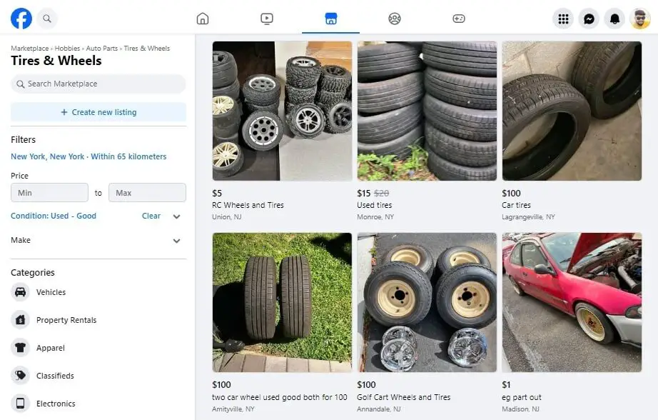 best places to sell used tires for cash