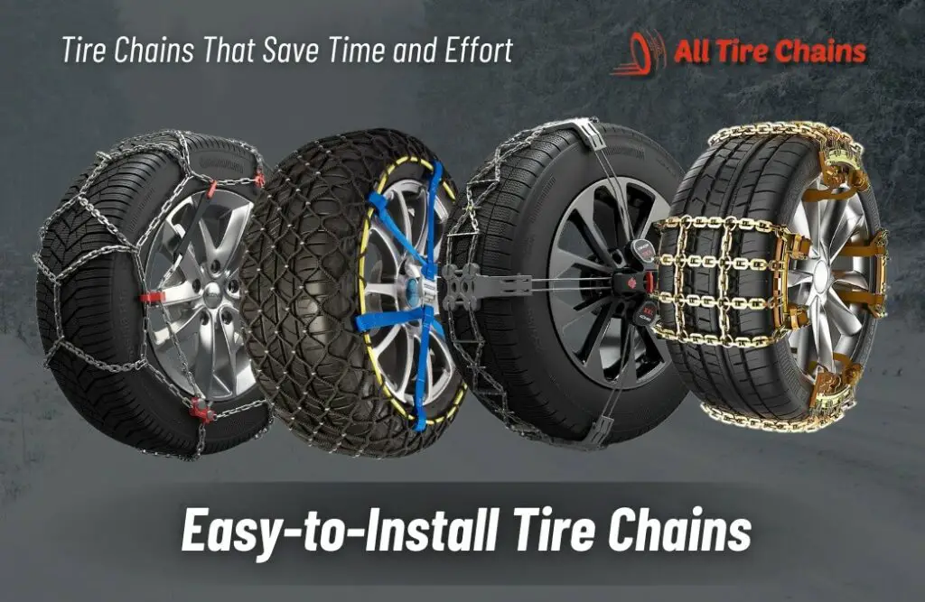 easiest tire chains to install