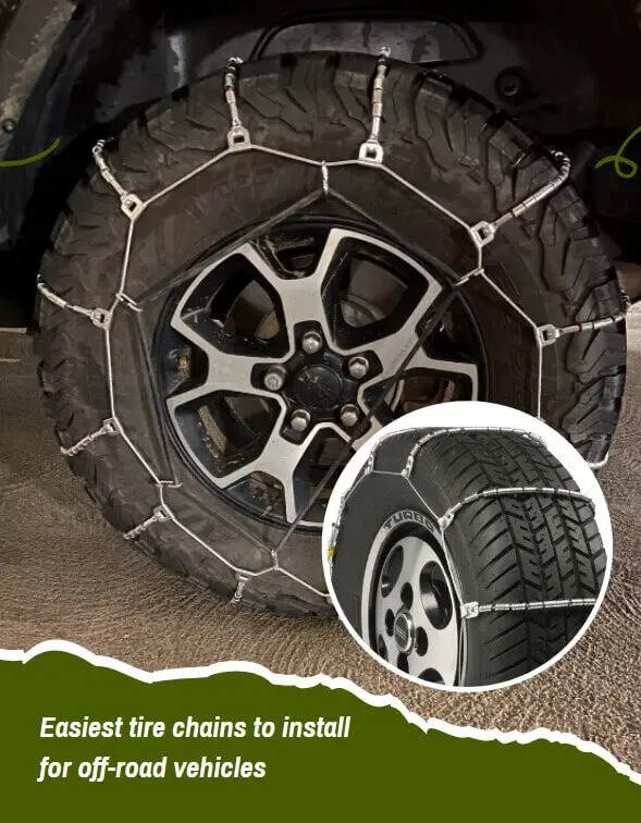 easy tire chain installation