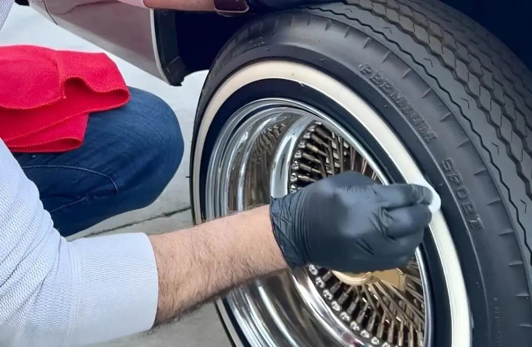 how to clean white wall tires that are yellow