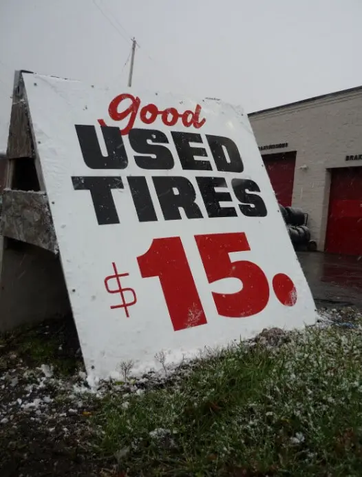 sell used tires for cash near me