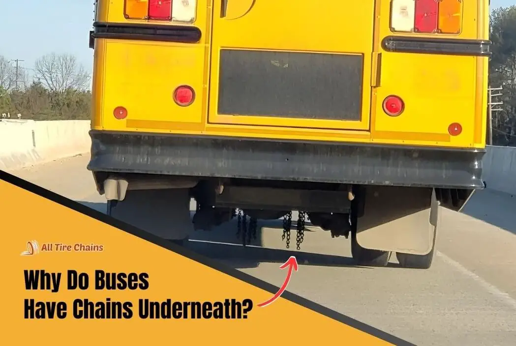 why do buses have chains underneath