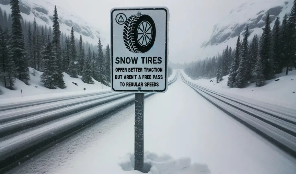 snow tires speed limit