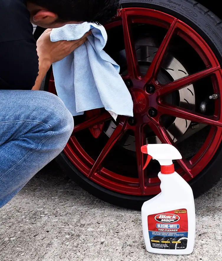 black magic bleche-wite tire cleaner