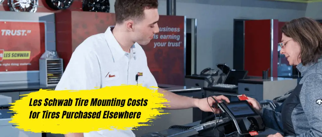 les schwab tire mounting cost
