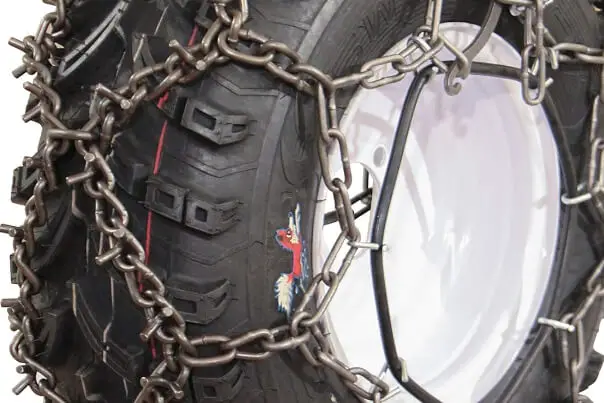 diamond studded atv tire chains