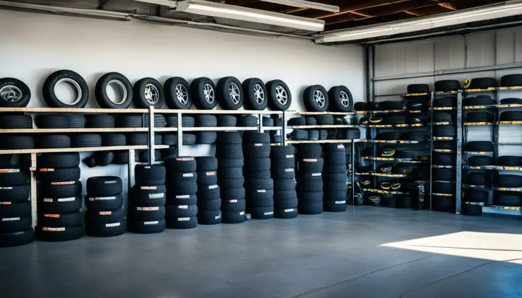 how long can you store tires in a garage