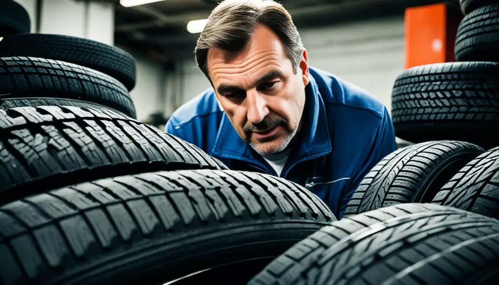 recognizing end-of-life tires